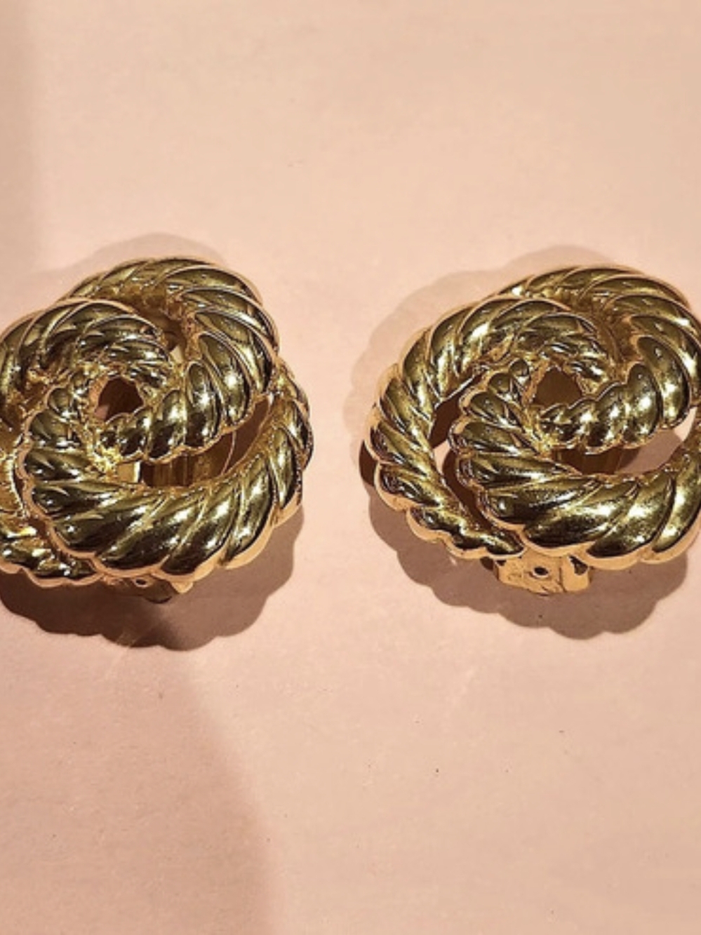 Gold-Tone Clip-On Earrings